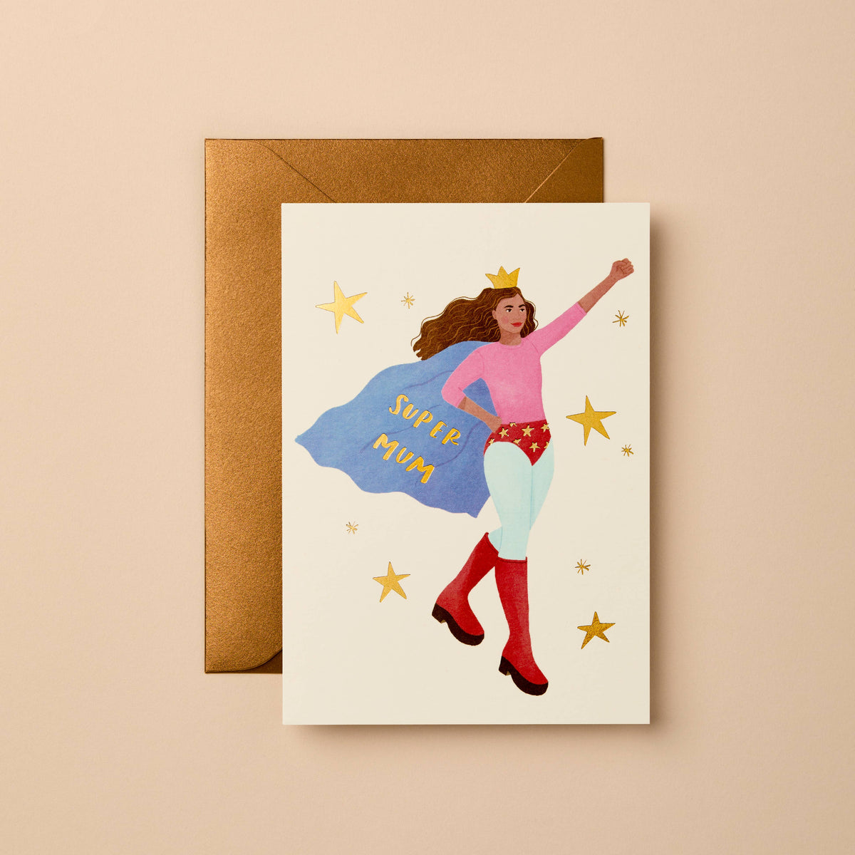 Mother’s Day Card | Foil Finish, Eco-Friendly | Blank Inside