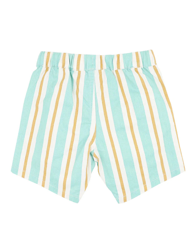 SURFS UP STRIPE SHORTS 3-7 YRS