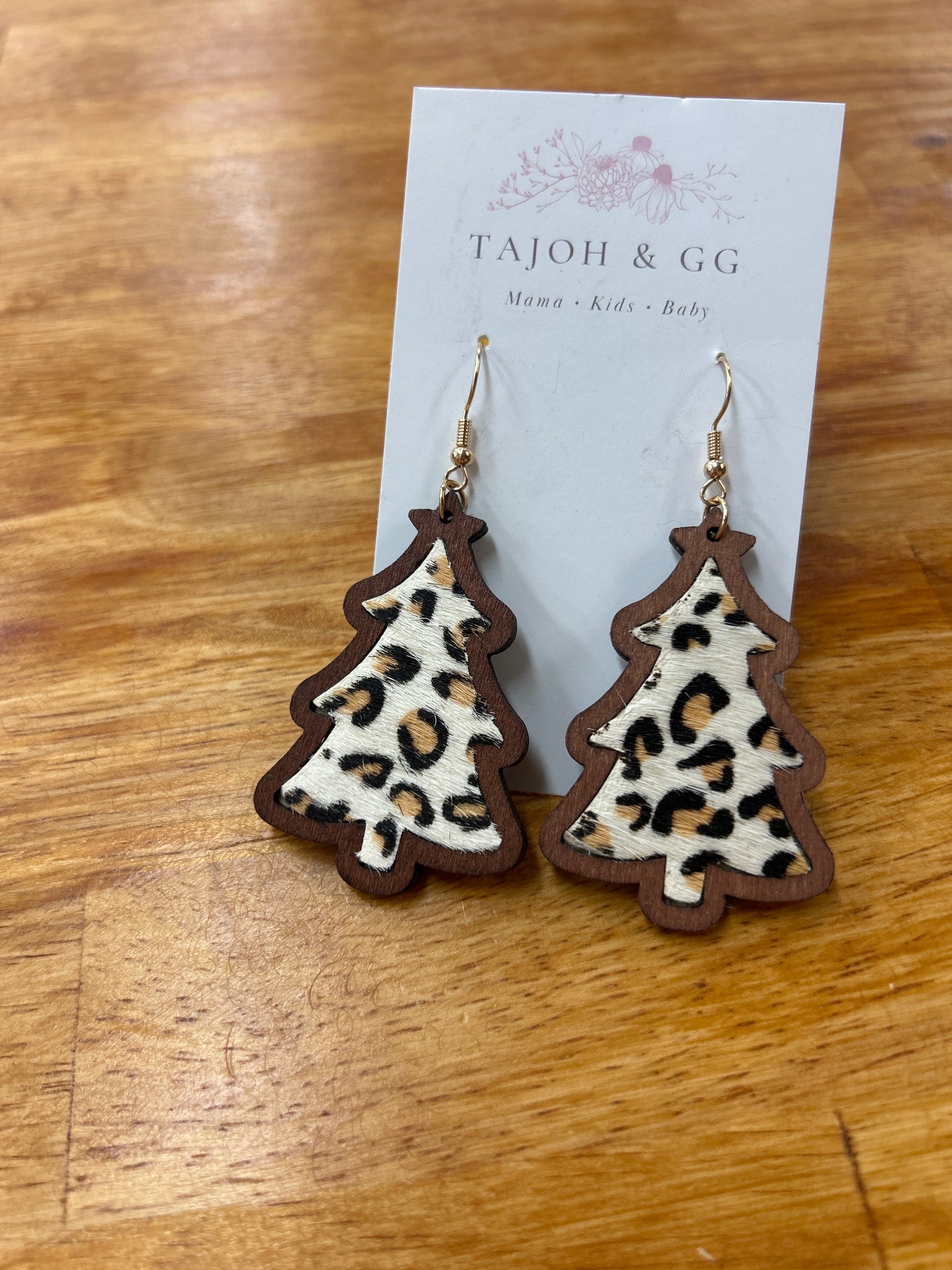 Leopard Print Christmas Trees