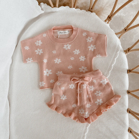 Posy Knit Set - Short Sleeve