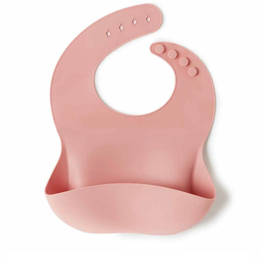 Silicone Bib - Rose