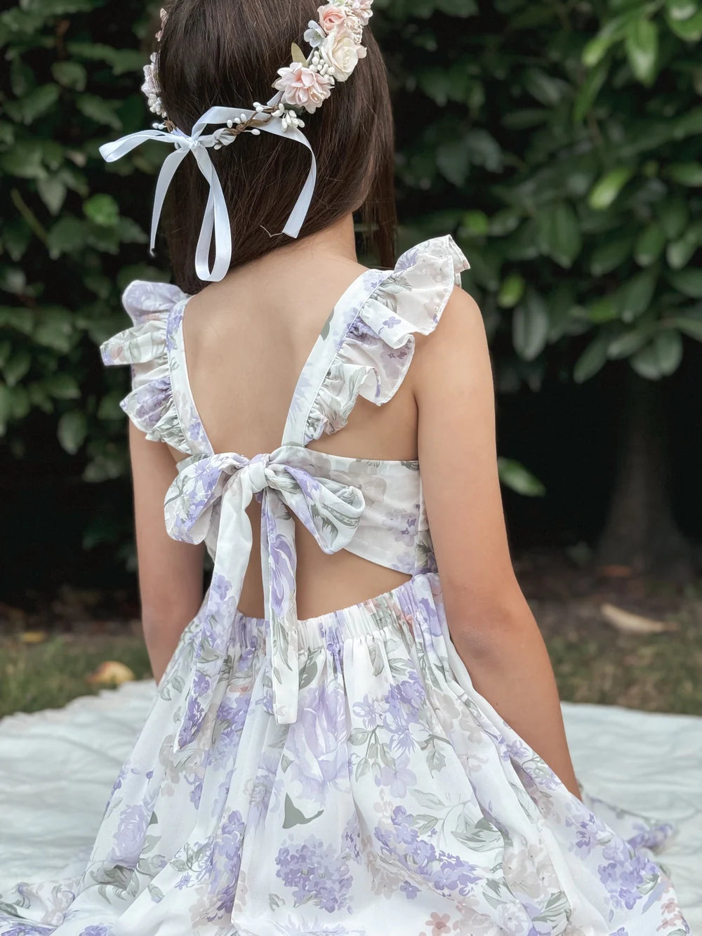 Leilani Girls Lilac Dress - Size 12
