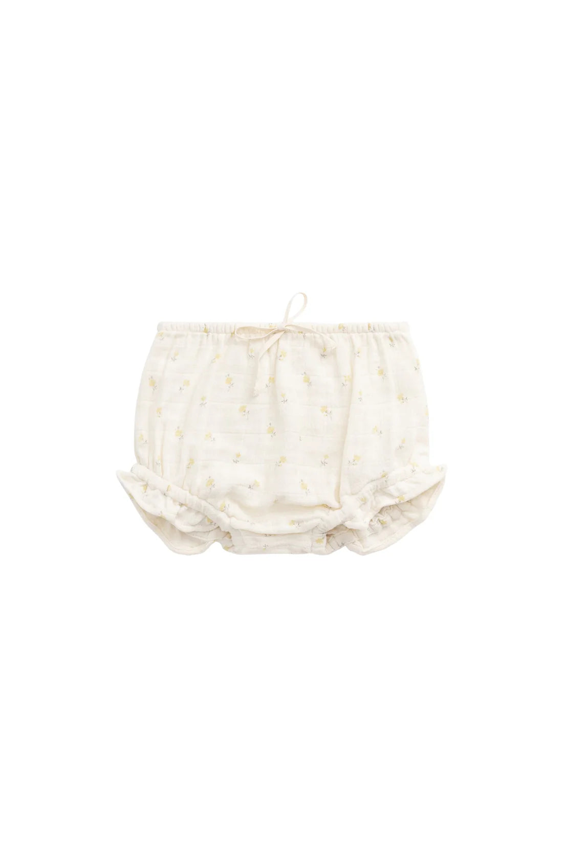Organic Cotton Muslin Frill Bloomer - Vintage Ditsy