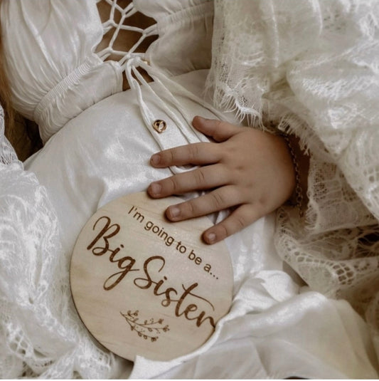 I’m Going To Be A Big Sister - Announcement Disc