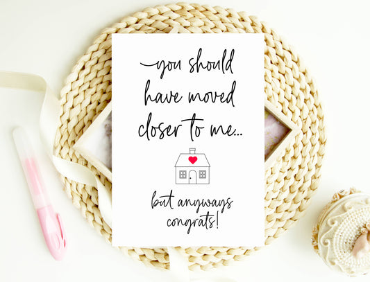 House Warming Funny New Home Congratulations Card