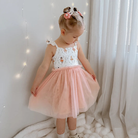 Bamboo Tulle Dress - Belle
