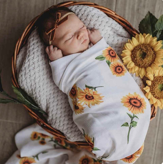 Sunflower Organic Muslin Wrap