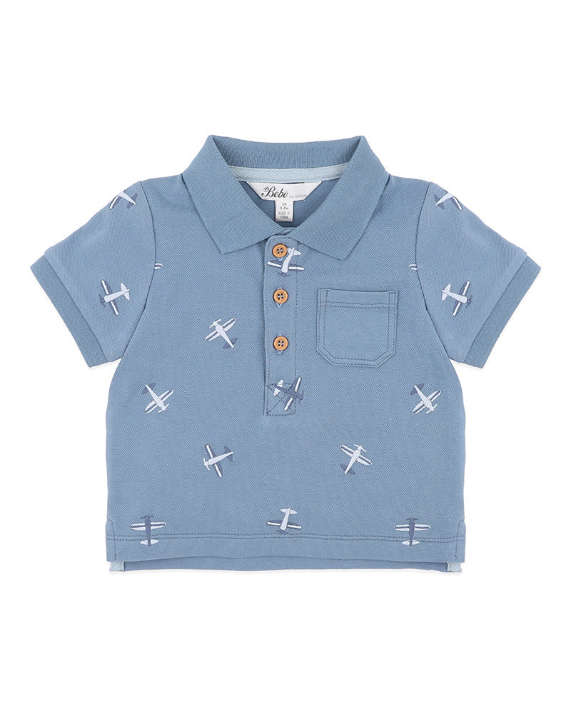 HARLAN EMBROIDERED POLO