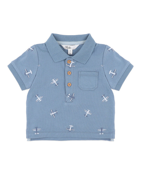 HARLAN EMBROIDERED POLO