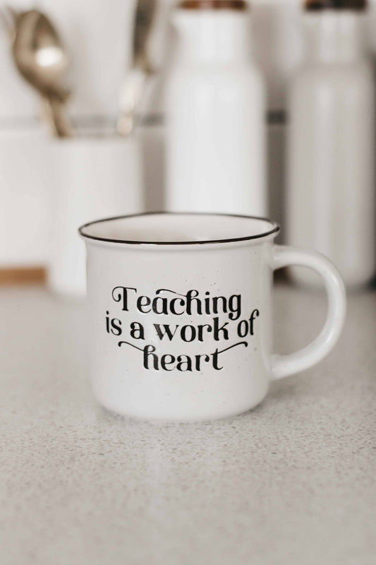 Teaching is a work of heart Mug