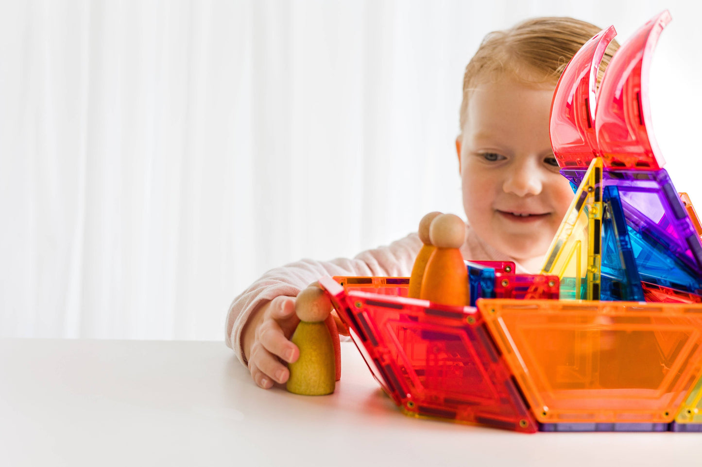 Learn & Grow Magnetic Tiles - Dome Pack (18 piece)