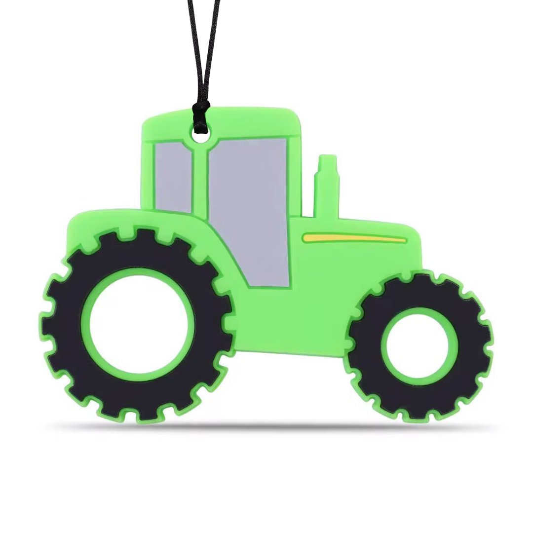 Tractor Pendant Silicone Sensory Necklace