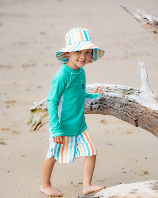 LUCA STRIPE BOARDSHORTS 1-7 YRS