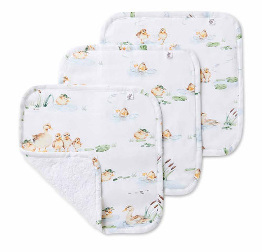 Duck Pond Organic Wash Cloths - 3 Pack