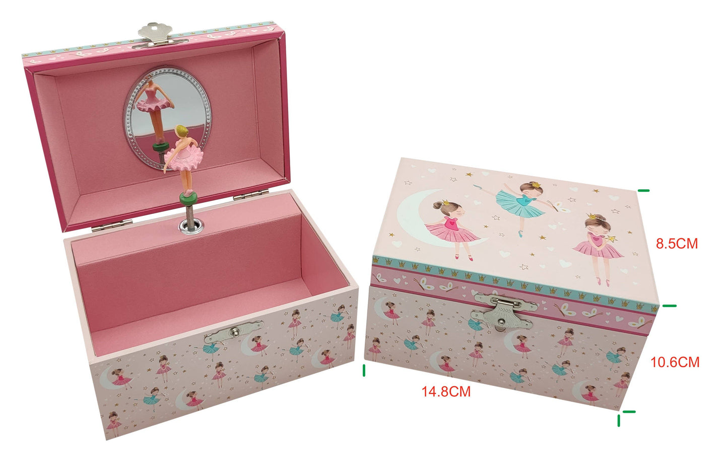 Musical Jewelry Box-Ballerina Triplet