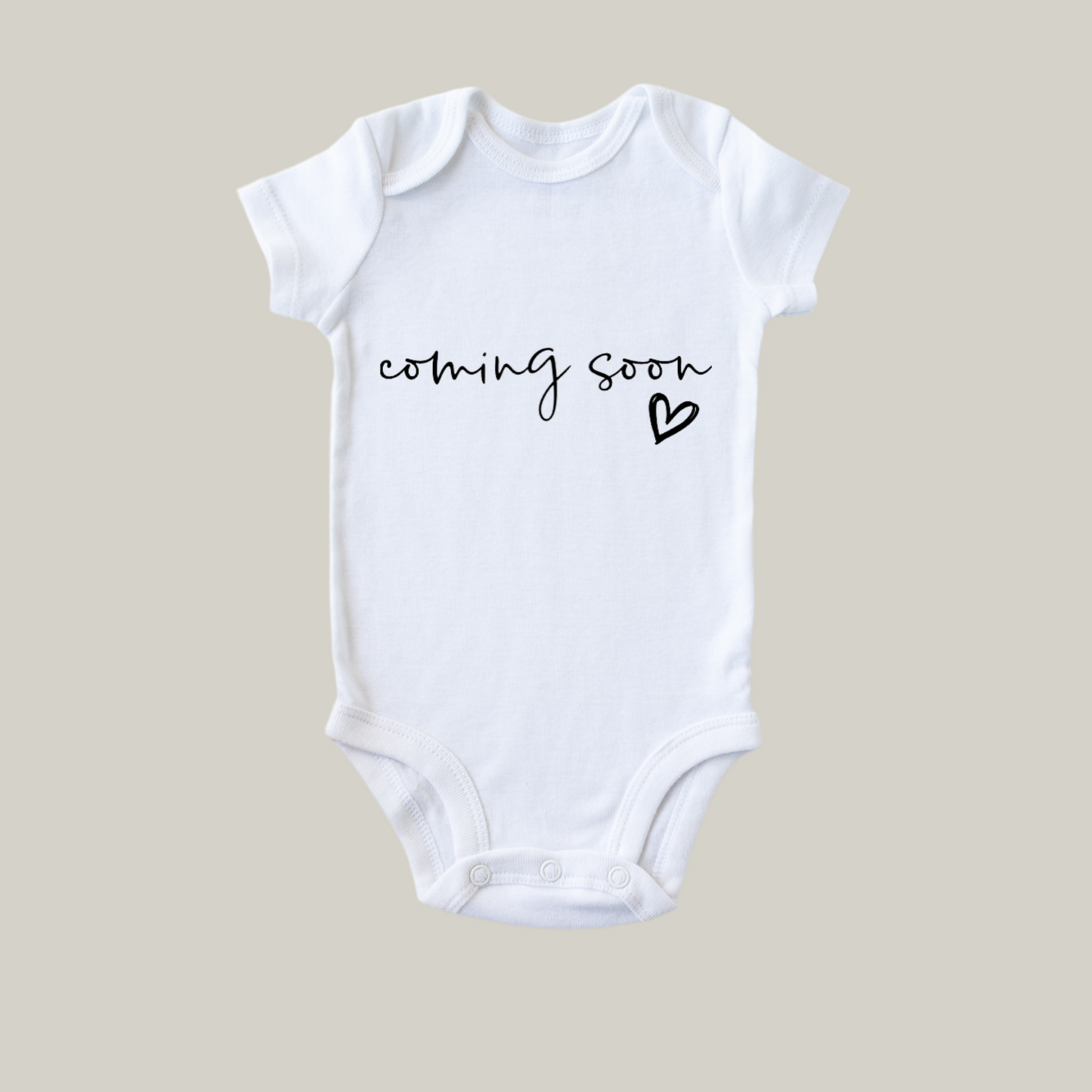 Coming Soon Baby Onesie