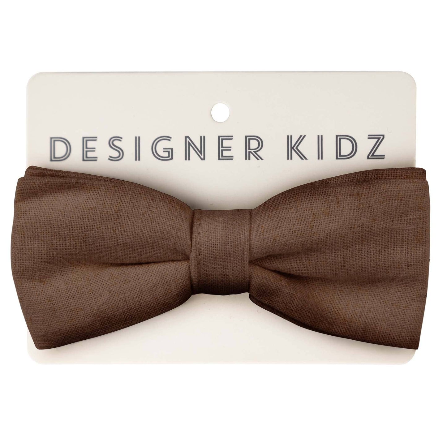 Finley Linen Bow Tie - Chocolate