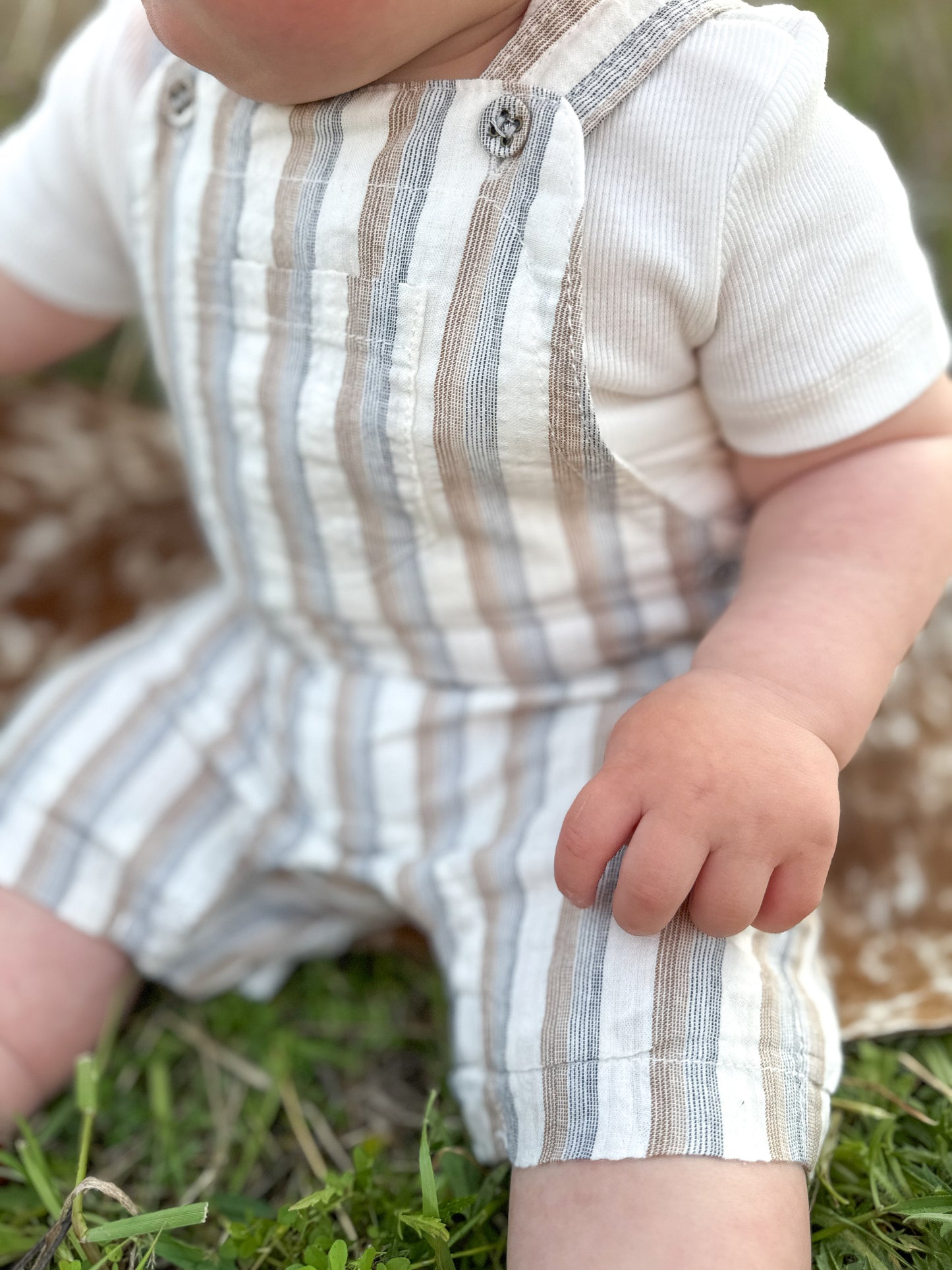 ABSTRACT OASIS STRIPE OVERALL
