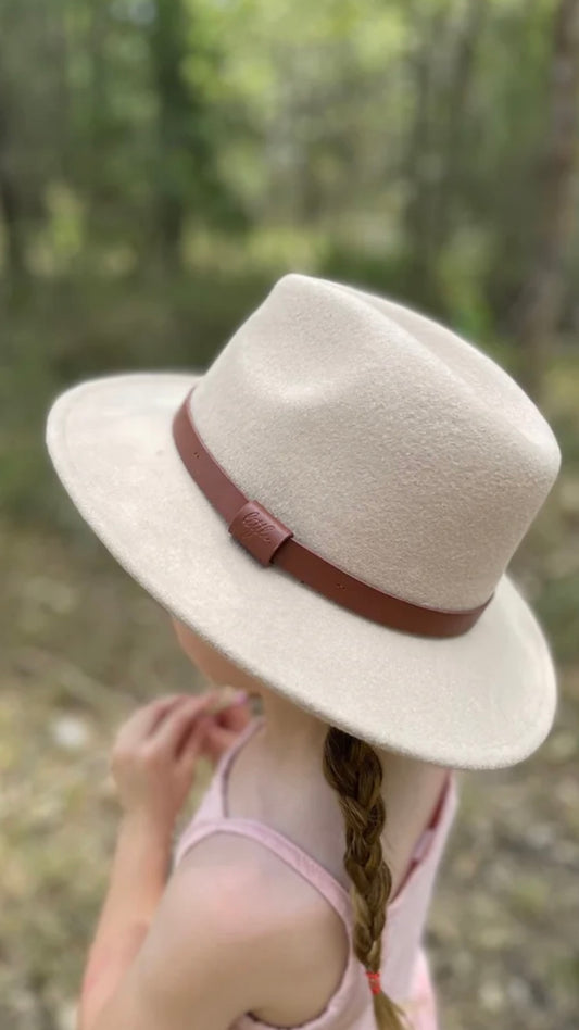 Kids Fedora Hat - Dusty