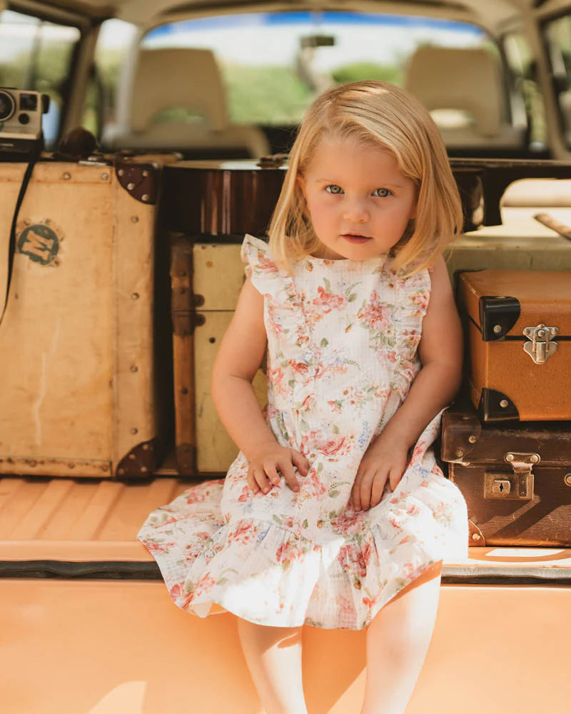 ANYA BLOOM PRINT DRESS 3-7YRS