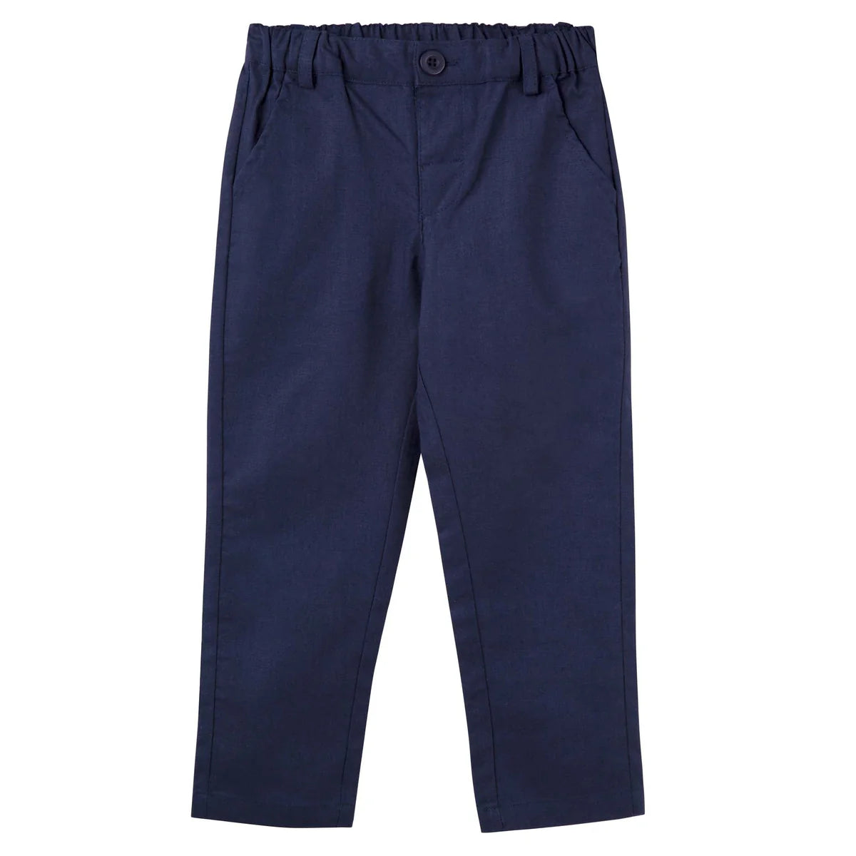 FINLEY LINEN PANTS - NAVY