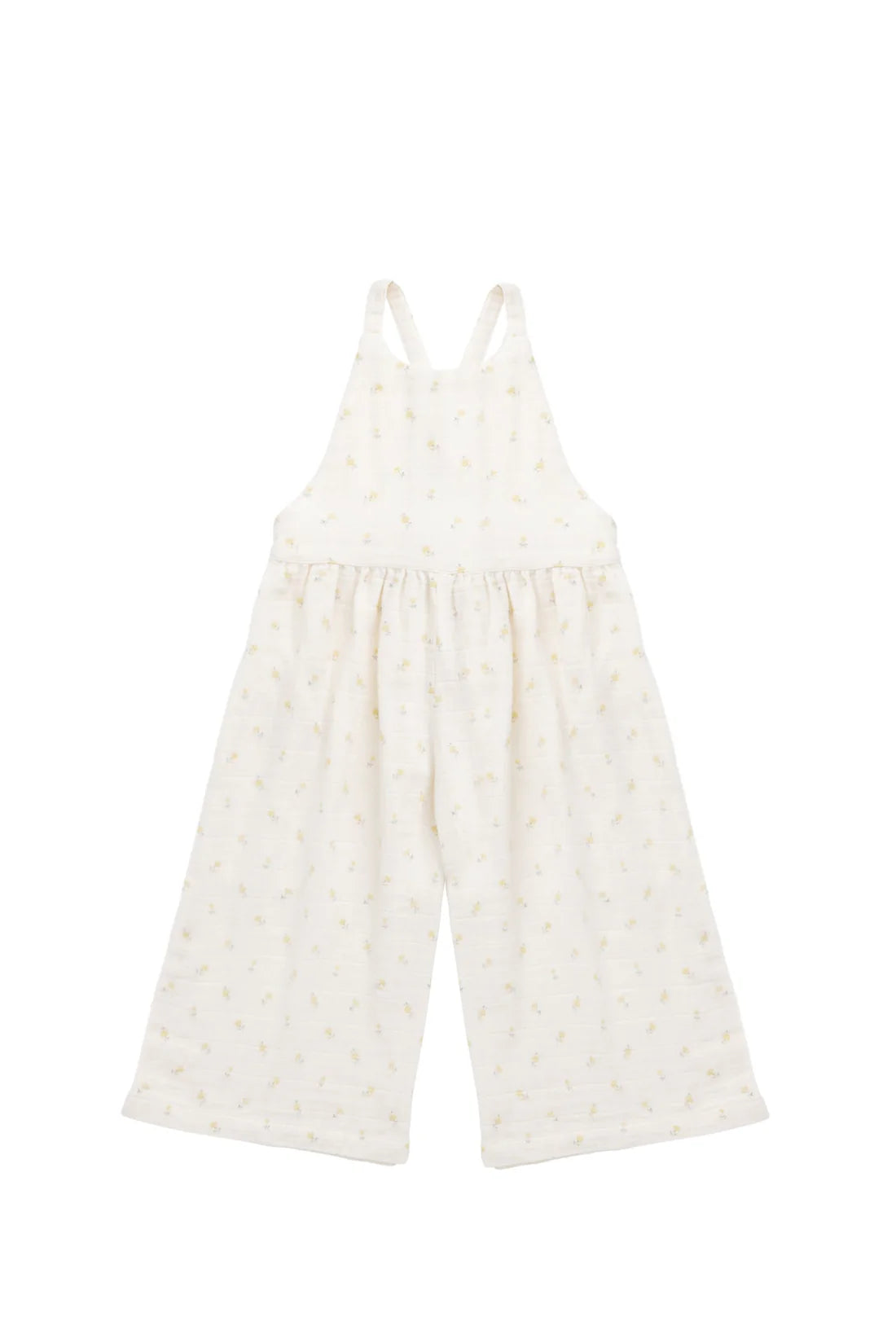 Organic Cotton Muslin Lana Jumpsuit - Vintage Ditsy
