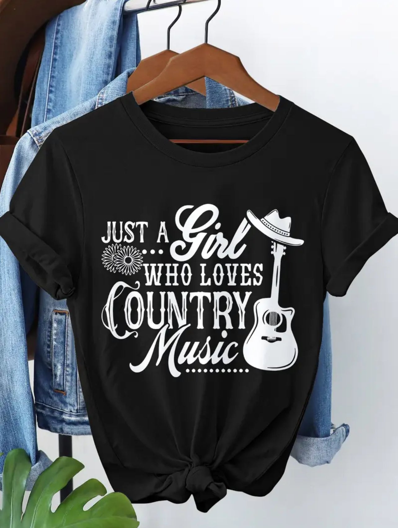 Just A Girl Who Loves Country Music Tee