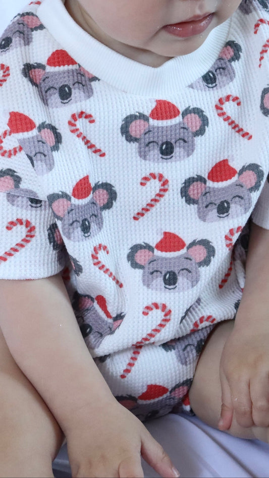 KOZY KOALA CHRISTMAS I BUBBLE ROMPER