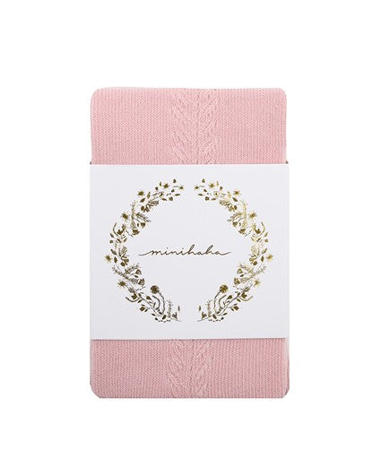 DUSKY PINK OPEN WORK TIGHTS