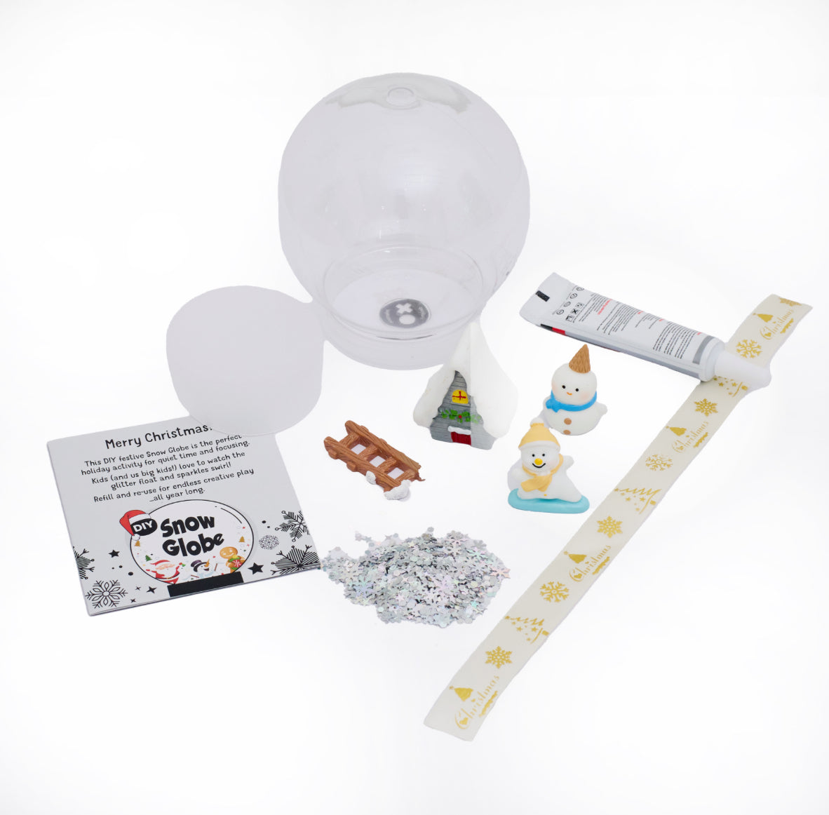 DIY Christmas Snow Globe