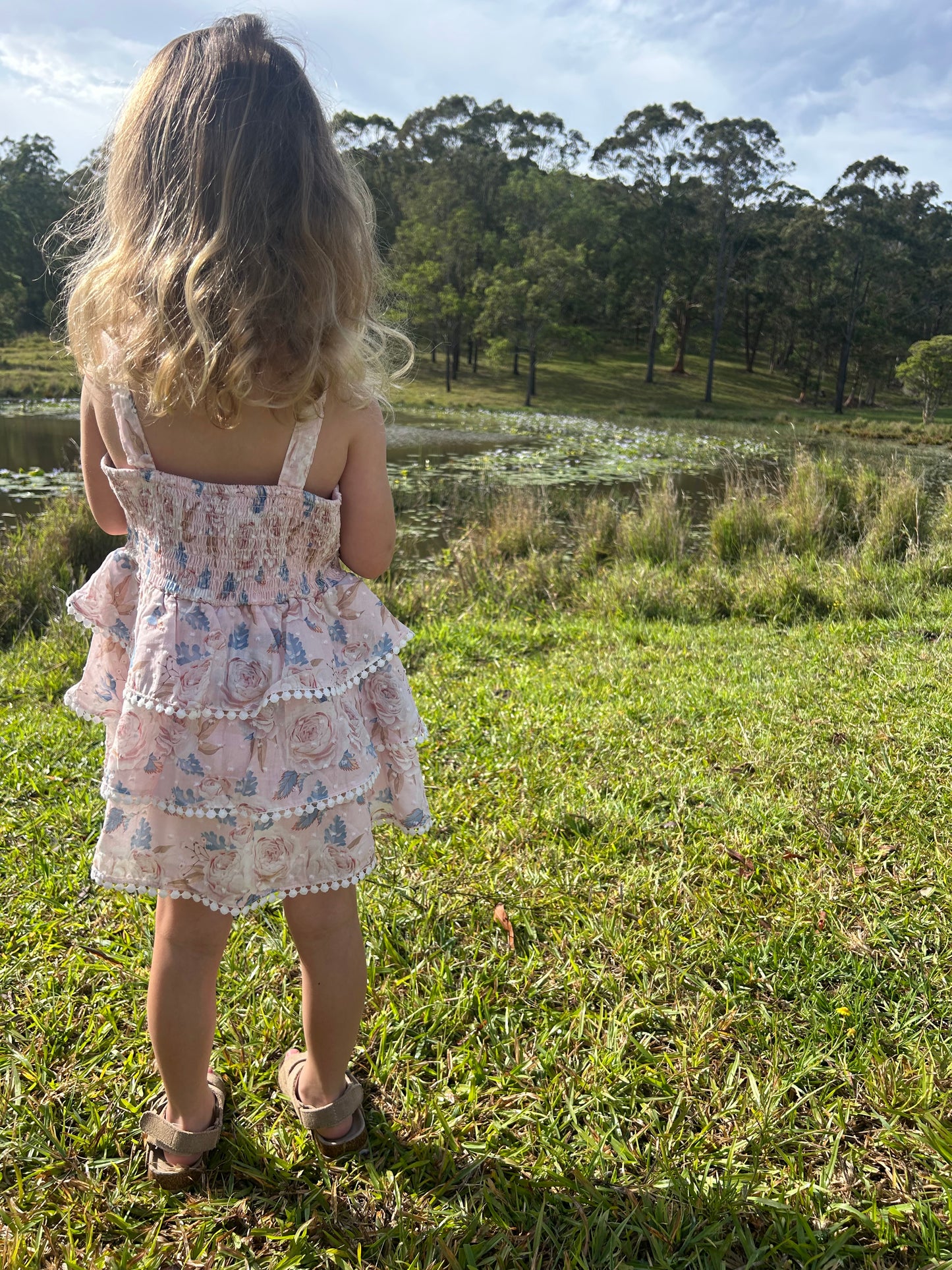 Nora Layered Dress - Floral