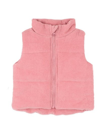 WILD GARDEN QUILTED ZIP UP VEST