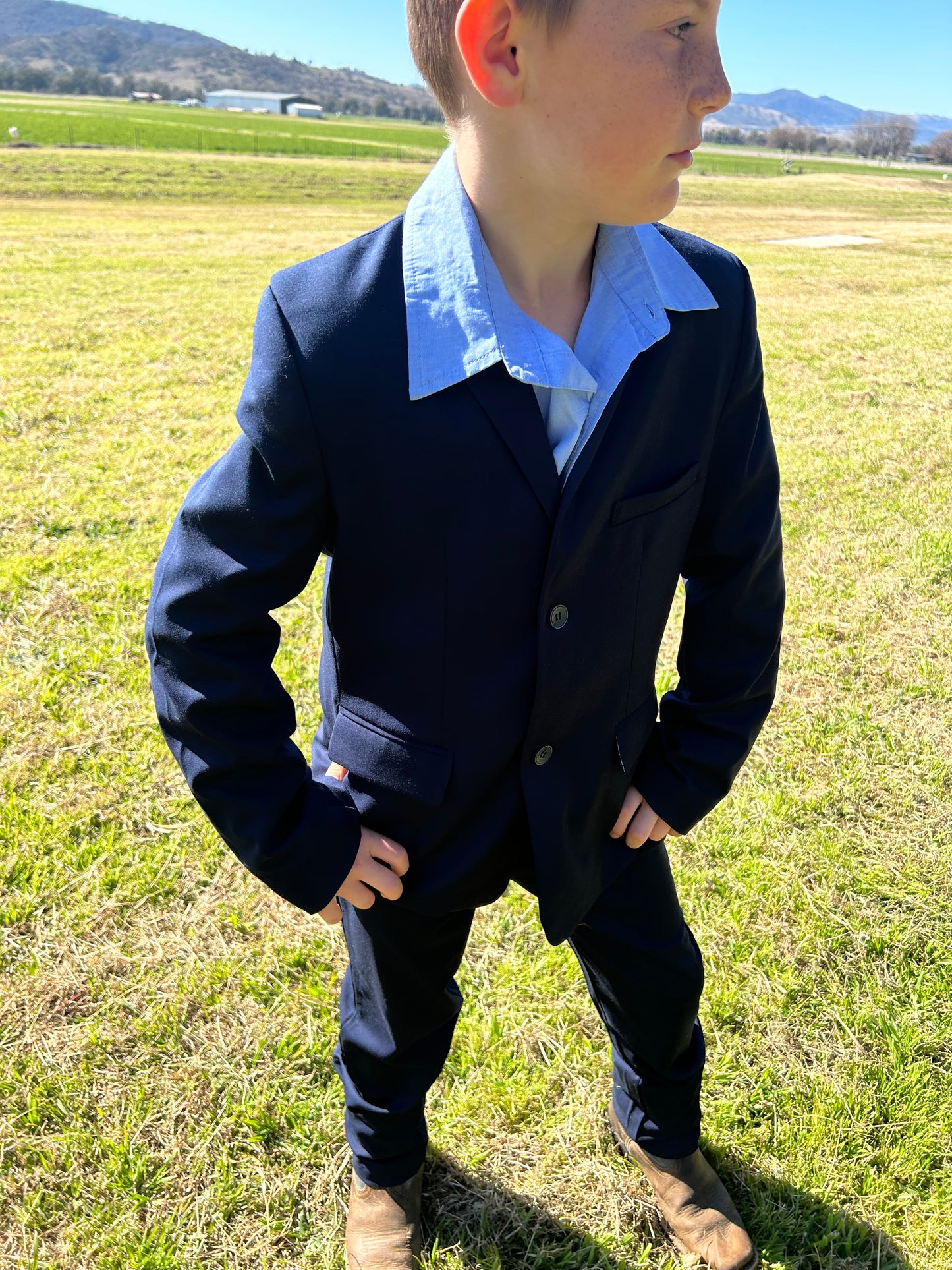 Boys Navy Suit