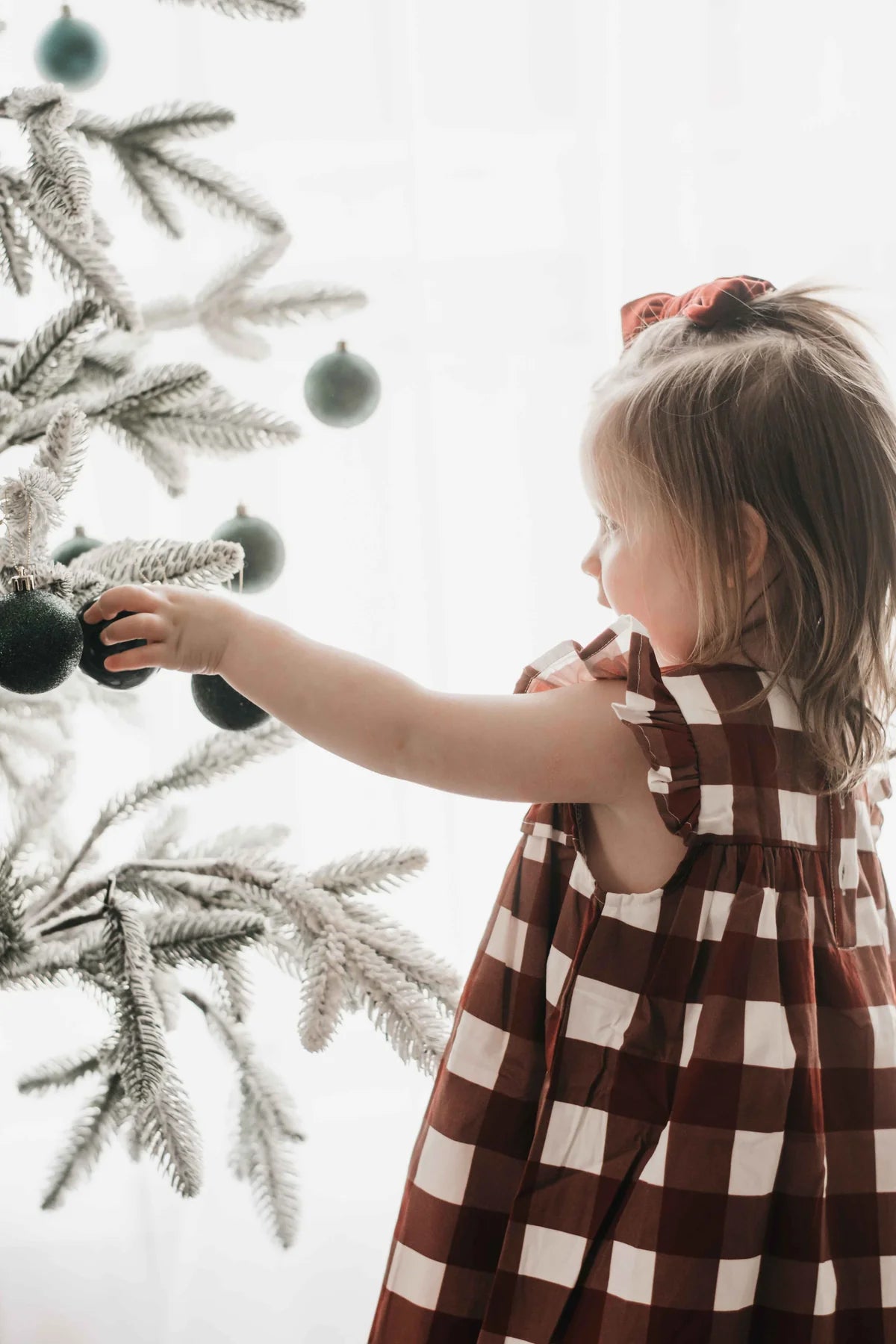 PLAYSUIT/DRESS: RED GINGHAM