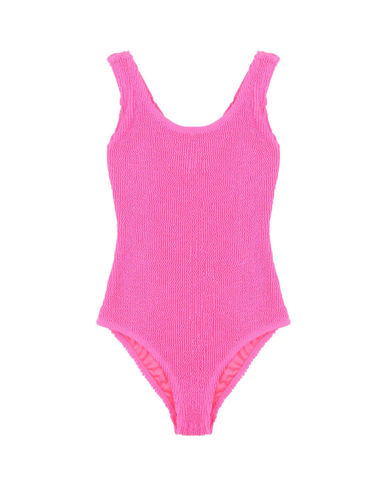 COCO FLURO PINK SWIMSUIT 6-14 YRS