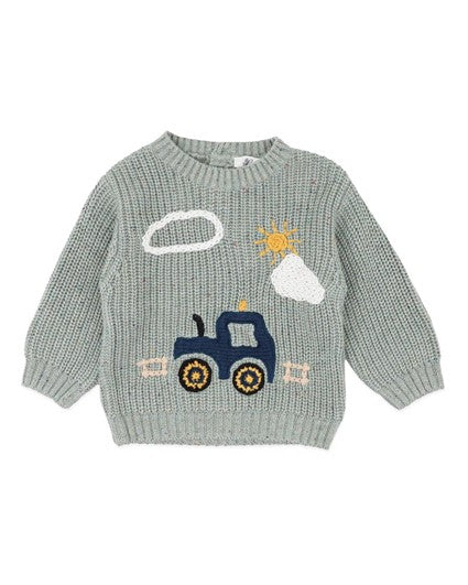 HUNTER TRACTOR KNITTED JUMPER