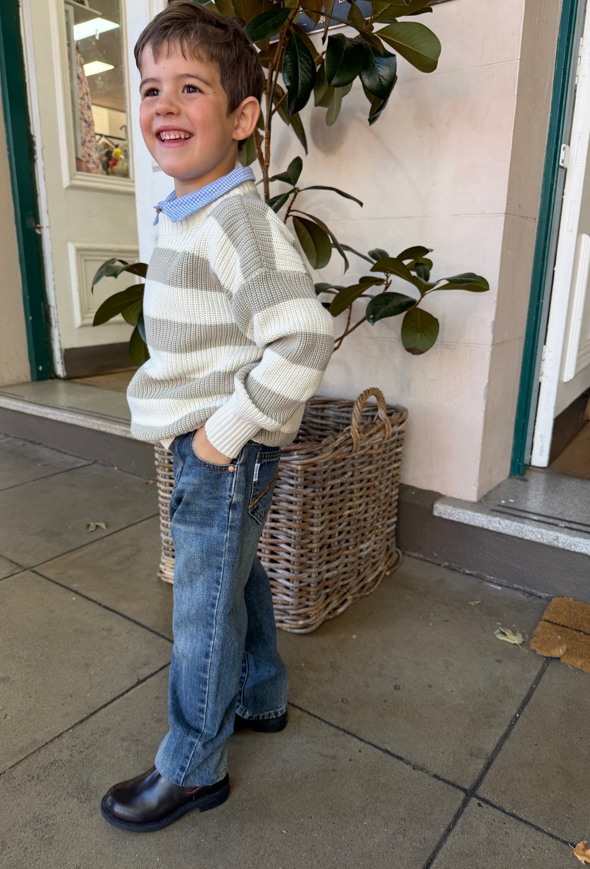 Boy Denim Relaxed Fit Jeans