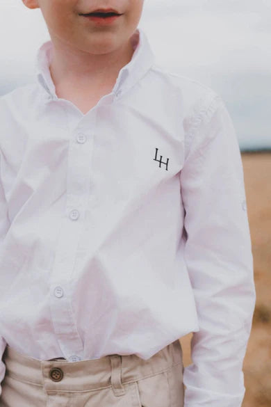 Boys Oxford Dress Shirt - White