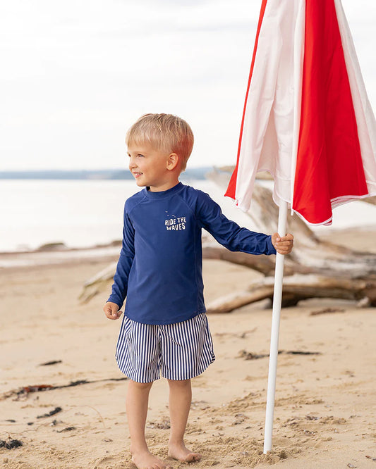 BOYS STRIPE BOARDSHORTS 1-7 YRS