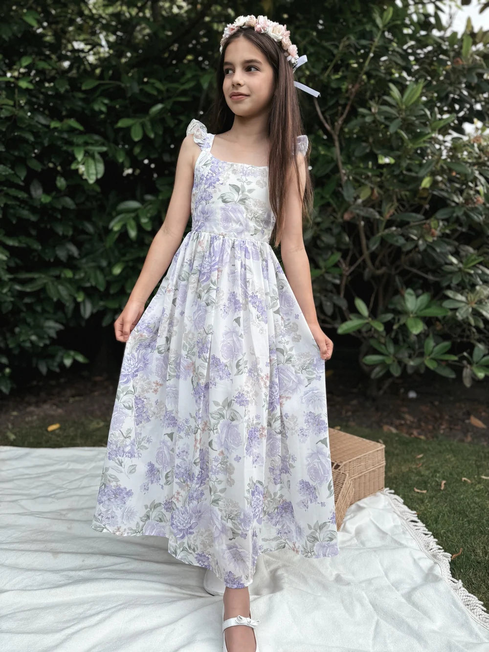 Leilani Girls Lilac Dress - Size 12