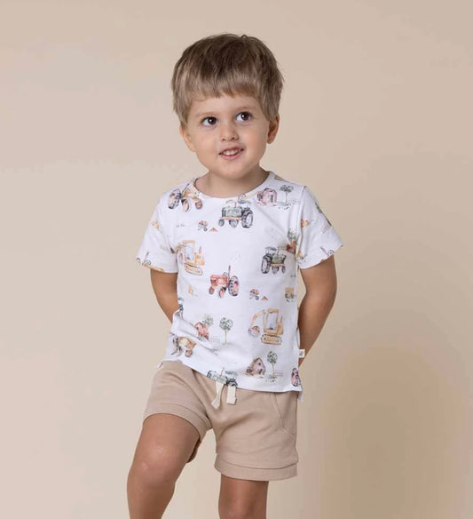 Diggers & Tractors Organic T-Shirt