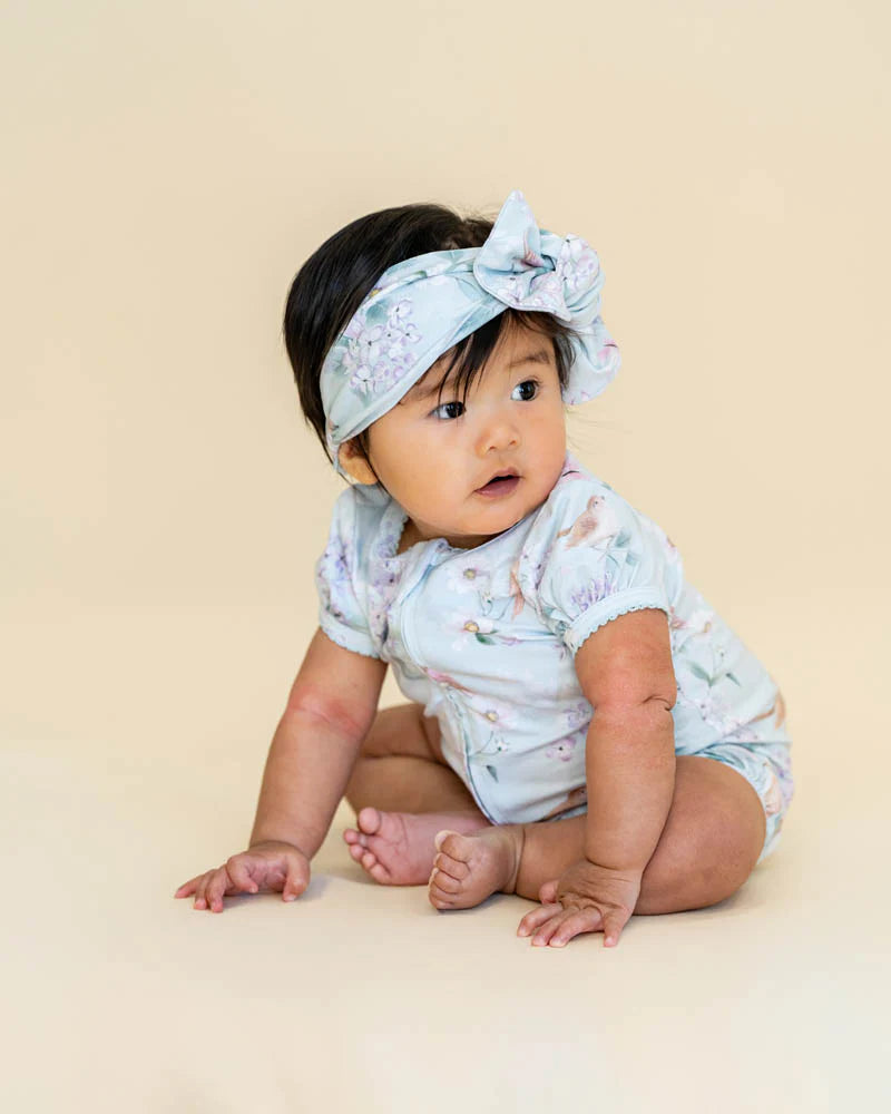 MADELYN PRINT SS ZIP ROMPER
