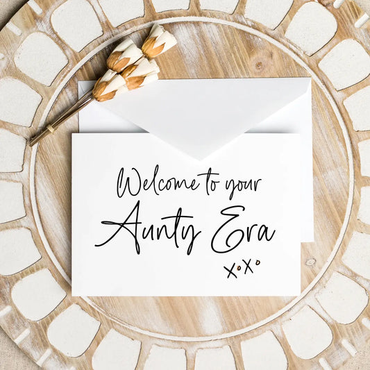 Pregnancy Announcement Card - Aunty Era