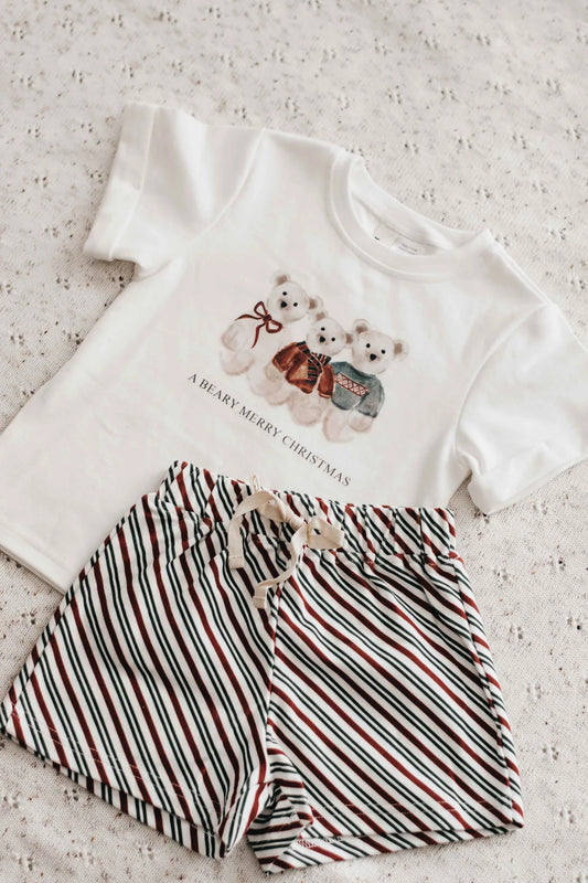 KIDS PJS: BEARY MERRY CHRISTMAS