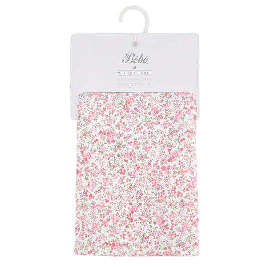 FLORAL ORGANIC BUNNY RUG