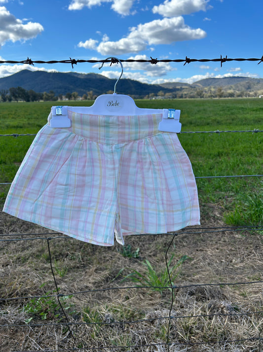 Madelyn Check Shorts