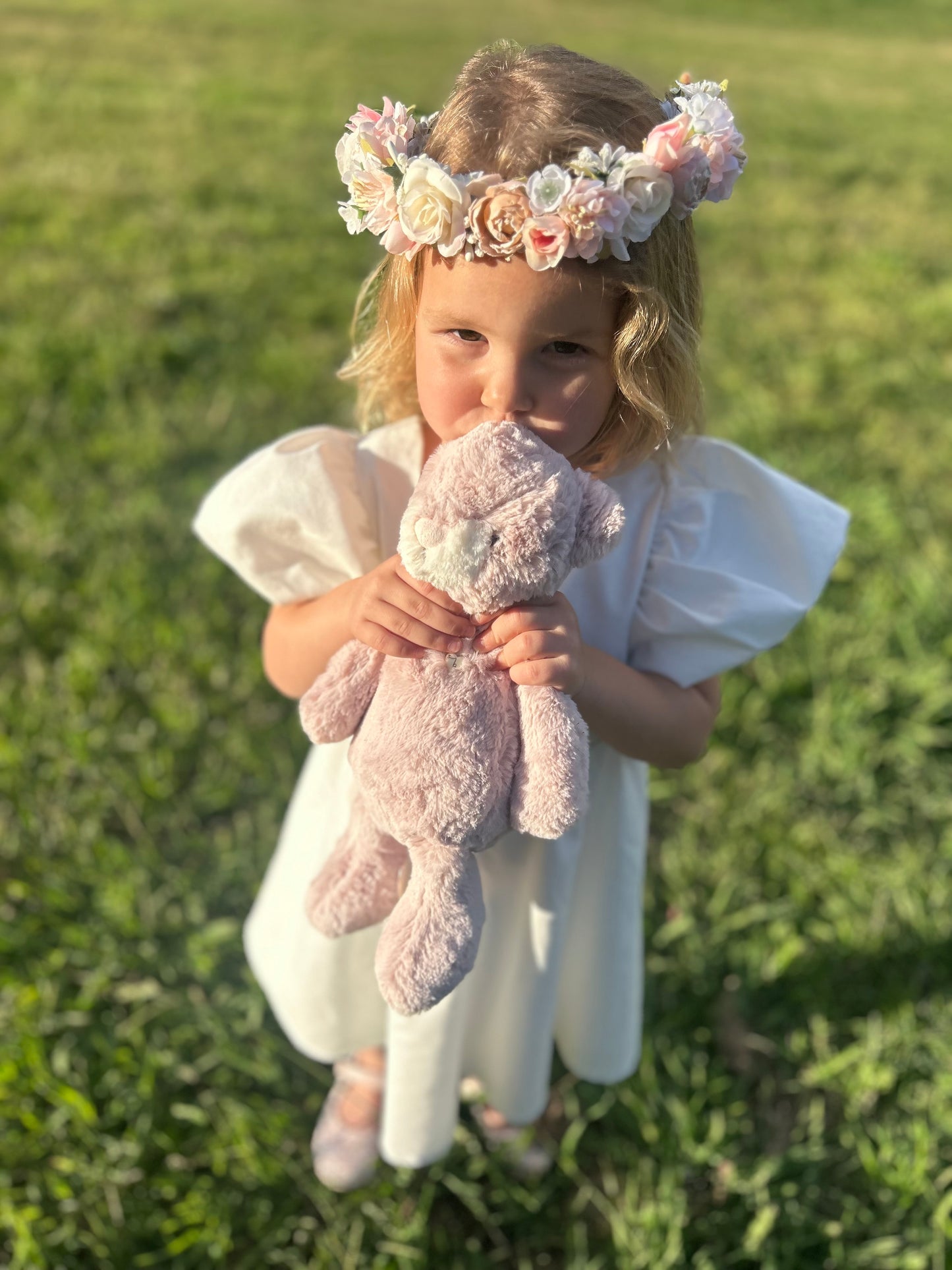 Grace Tie Back Dress - Ecru