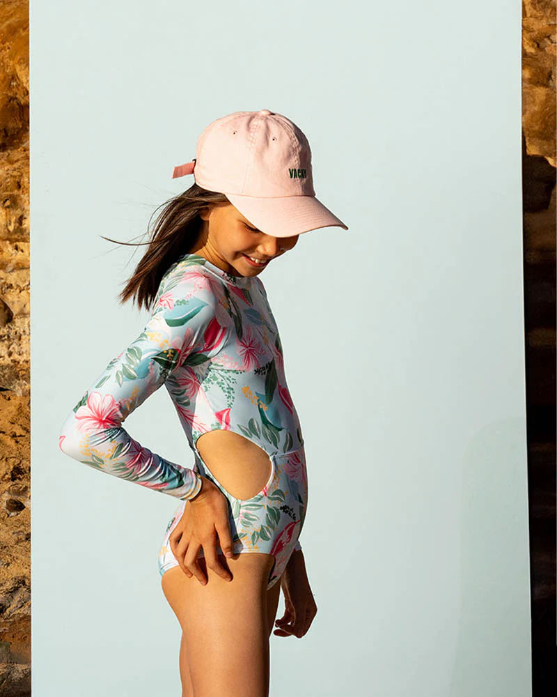 KEELY PRINT LS SUNSUIT 8-14 YRS