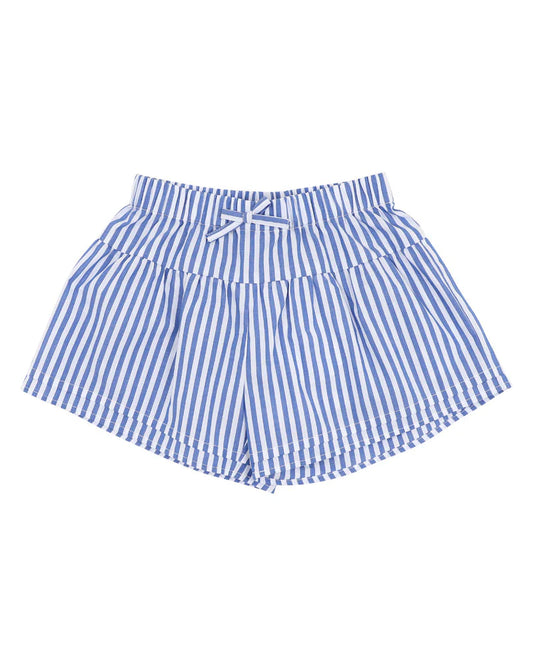 SUMMER VACAY BLUE STRIPE SHORTS