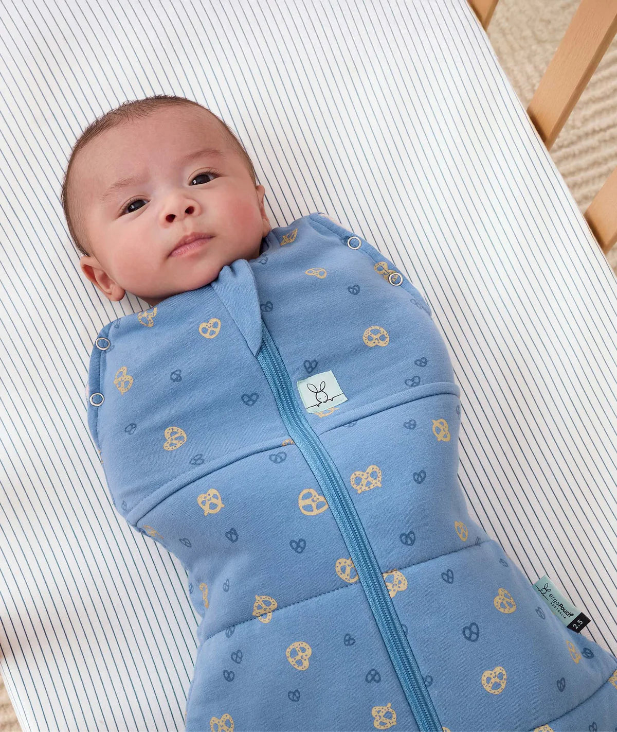 Cocoon Swaddle Bag - Petit Pretzel 0-3M (000) fits 3-6kg